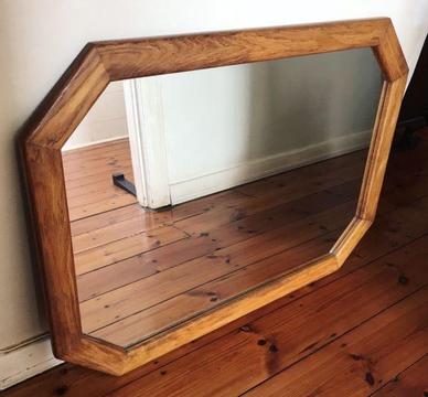 Solid Oak Mirror