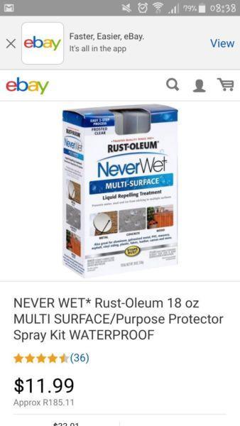 Rustoleum Never Wet