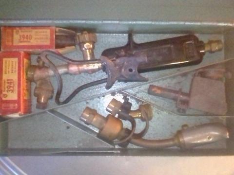Antique Gas welding accessories
