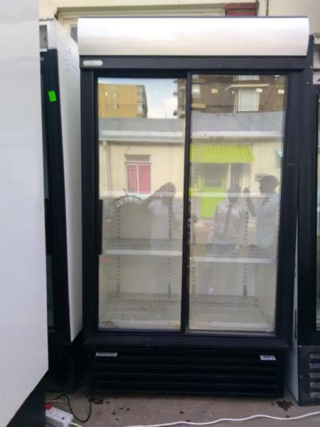Display fridge double door