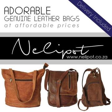 Genuine leather handbags on sale
