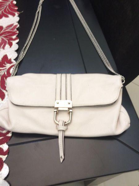 Leather gucci clutch/sling bag