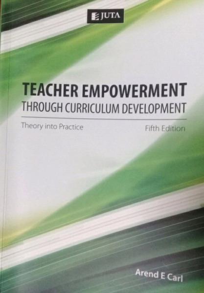 Teacher empowerment through curriculum development 5e