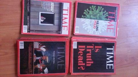 TIME MAGAZINES R5 EACH A 100 TO CHOOSE FROM