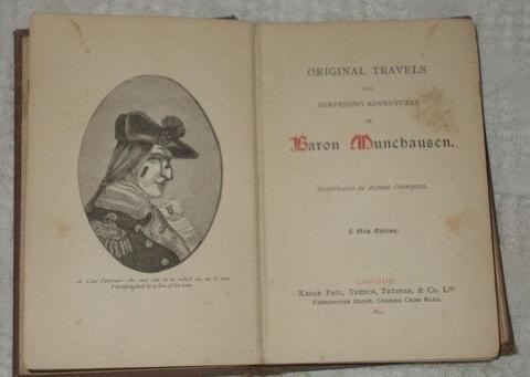 Original Travels and Surprising Adventures of Baron Munchausen. 1892