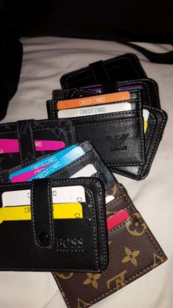 ARMANI HUGO BOSS LOUIS VITON card holders