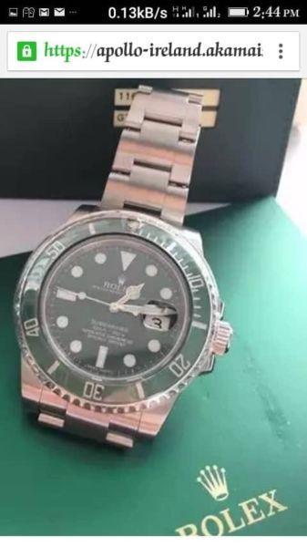 Wanted rolex hulk watches