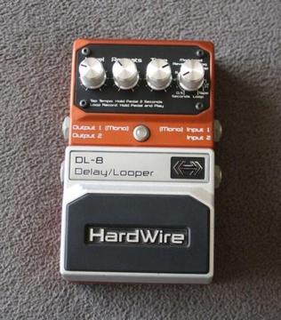 Hardwire DL-8 Delay/Looper Guitar Effects Pedal