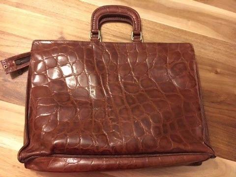 Busby leather executive bag