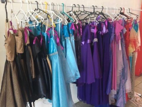 Closing down sale of bridal and evening wear shop