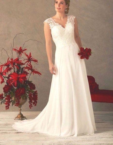 Open Back A-line Wedding Dress (WA017)