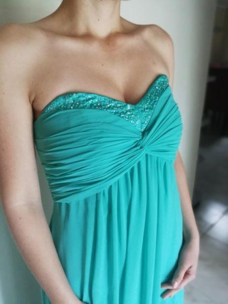 Turquoise Bride&Co. dress