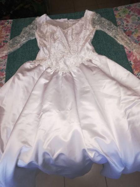 Wedding Dress + Veil for sale