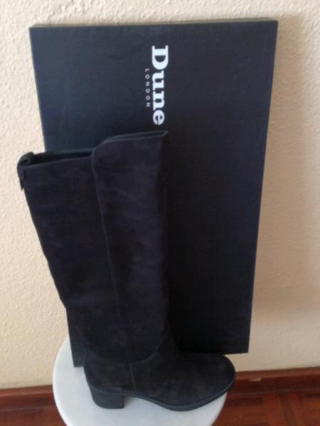 Dune Ladies suede boots size four