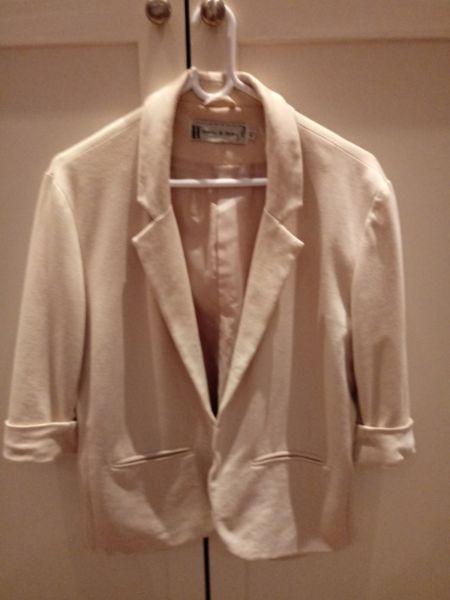 Beige blazer 3/4 sleeves