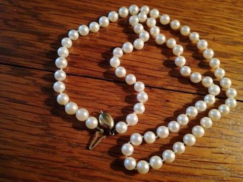 Beautiful cultured pearls