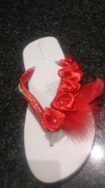 Wedding flip flops
