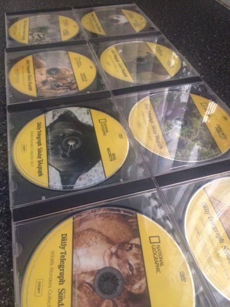 National Geographic Wildlife Wonders DVDS set of 8