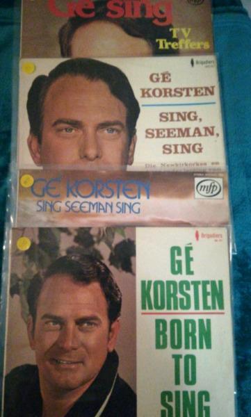 4 x Vinyls by Ge Korsten for sale