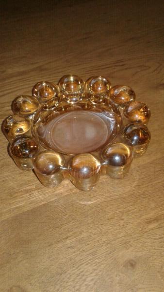 Vintage glass ashtrays