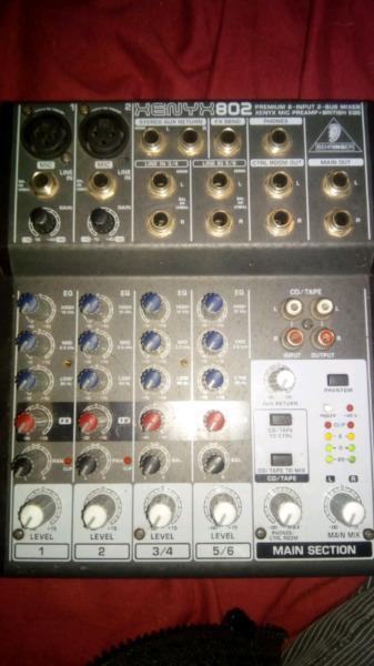 6 Channel sound desk