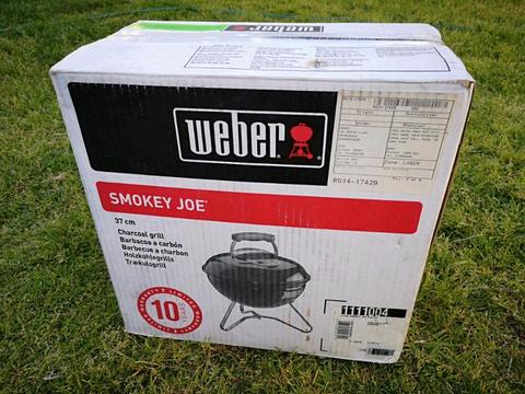 Unassembled Weber Smokey Joe