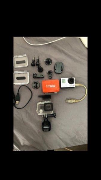 Gopro Hero 3 + silver and Telesin dome