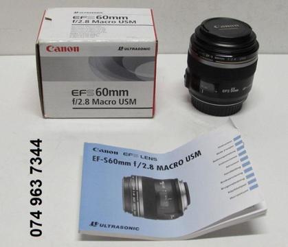 Canon EF-S 60mm f/2.8 USM Macro Lens*NEW*