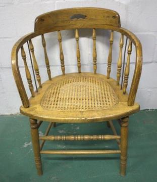Solid Oak Captains Chair - R975.00