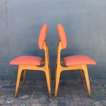 Pair of retro dining chairs