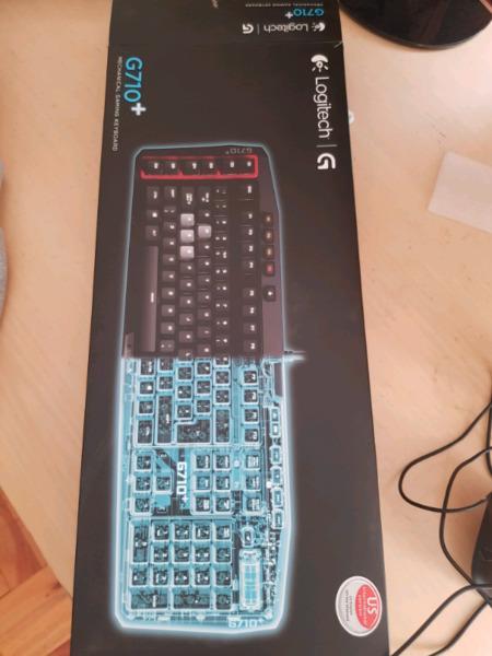 Logitech G710+ keyboard and mouse