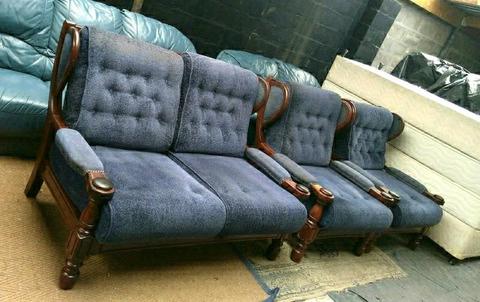 3 piece wingback lounge suite