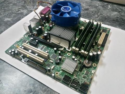 Intel DQ965GF LGA775 Motherboard CPU RAM combo