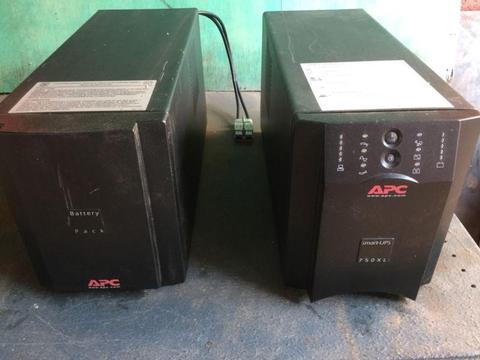 APC UPS 750 XL + Extended Battery pack
