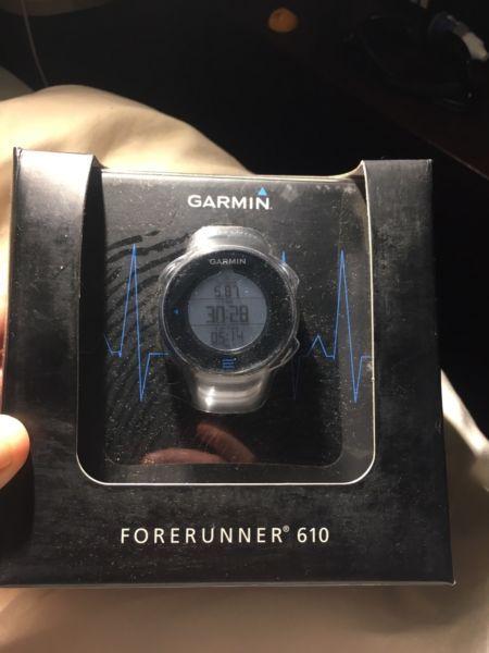 Garmin Forerunner 610 with premium HRM Brand new