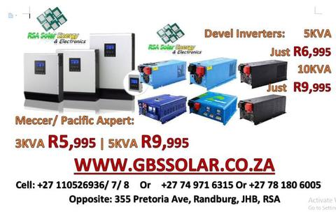 3kva 2400w Axpert Inverter with solar charger R5995