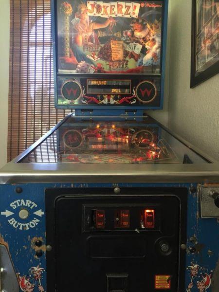 Jokerz Pinball Machine for sale, manufactured by Williams