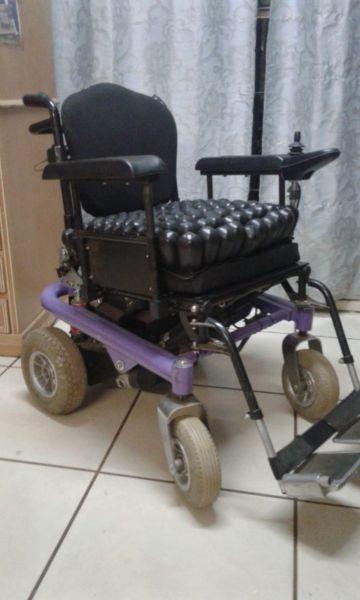 Motorised Wheelchair CE Velocity with Auto Tilt and brand new controls