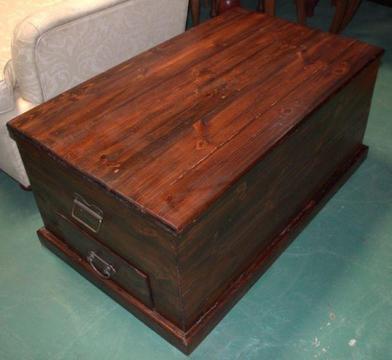 Solid Pine Kist With Drawers - R1,250.00