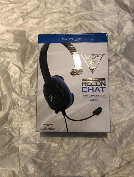 PS4 turtle beach recon chat headset