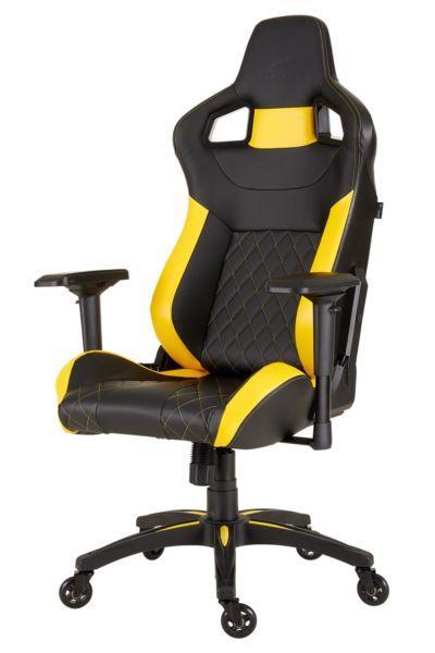 CORSAIR T1 RACE Gaming Chair - Black/Yellow