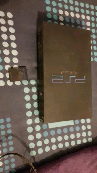 Ps2 console with memory card