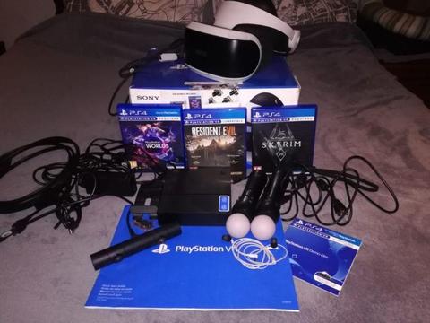 PlayStation VR bundle with games