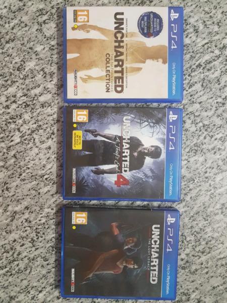 Uncharted PS4 games for sale