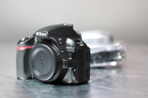 Nikon D3100 with 18-55mm G ED VR image stabilizer lens