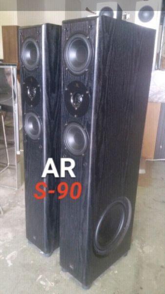 ACOUSTIC RESEARCH S-90 FLOOR SPEAKERS-EXCELLENT CONDITION!!