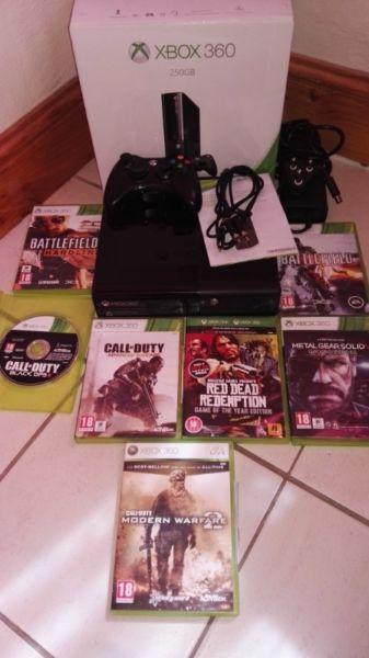 Later version Xbox 360 250GB with games