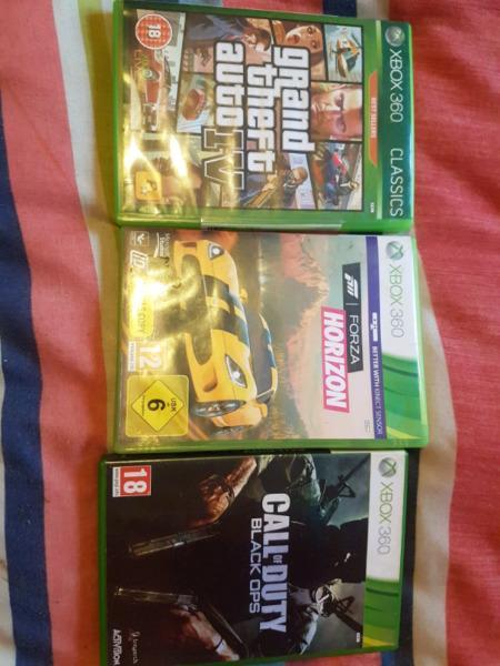 6 xbox 360 games for sale