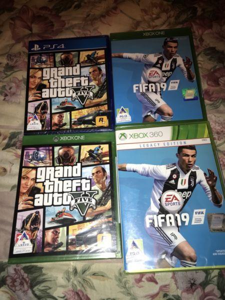 Fifa 19 n grand theft auto 5 for sale