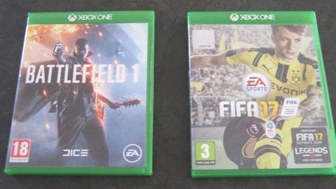 Battlefield 1 and Fifa 17